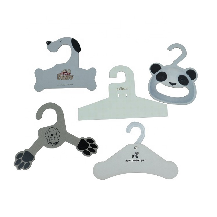 Eco customized LEASH  paper cardboard hanger for pet harness