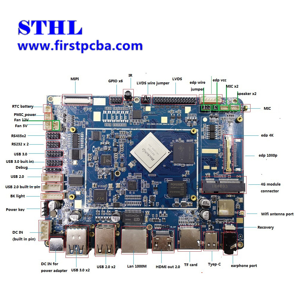 FR4 PCB Board for mp3 player and mp4 player PCB PCBA printed circuit board