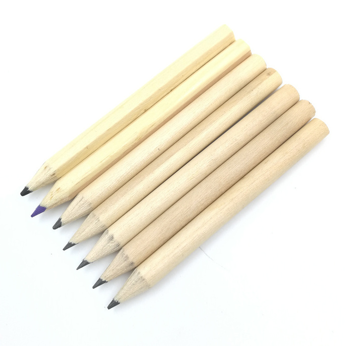 Mini Short Raw Wood Pencil