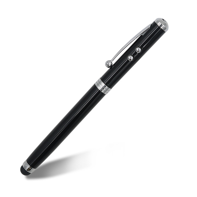 Multi-function Stylus Pen With Torch Light And Laser Pointer