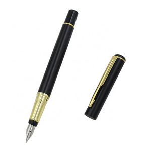 Custom gold transparent fountain pen premium acrylic carbon fiber fountain pen parts 1000ml fountain pen ink