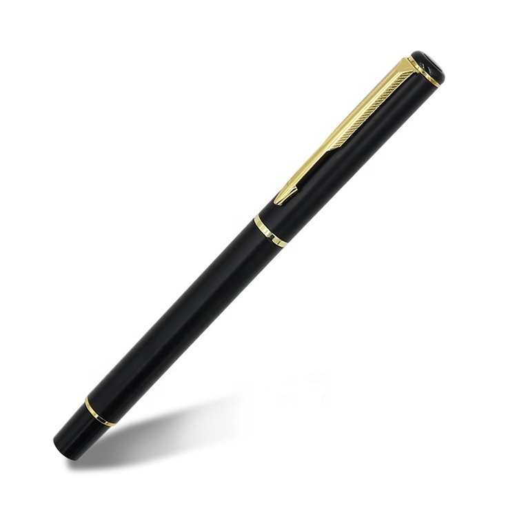 Custom gold transparent fountain pen premium acrylic carbon fiber fountain pen parts 1000ml fountain pen ink