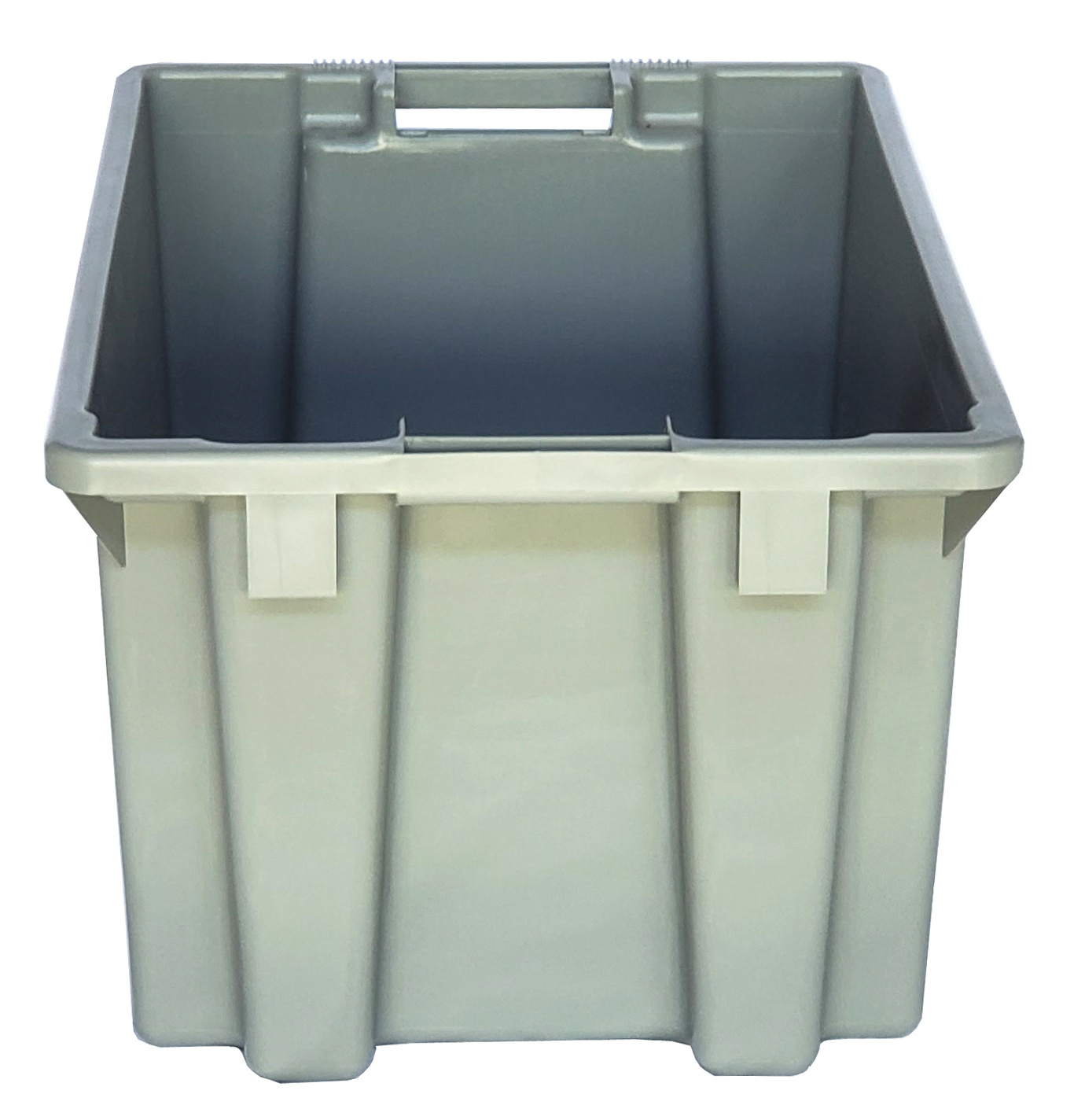 Heavy duty supermarket storage food plastic moving box containers crate stackable nest turnover plastic crate