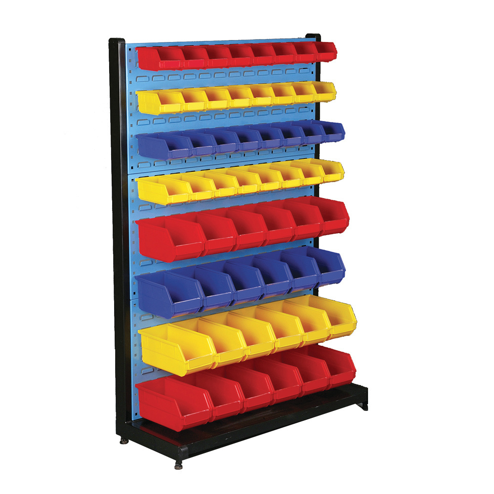 Industrial organizer stackable plastic box warehouse shelf bins for screws