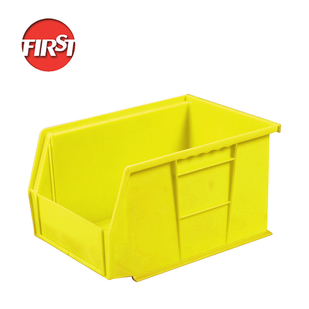 Industrial warehouse tool plastic stackable storage shelf bins