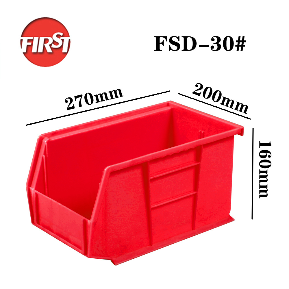 Industrial organizer stackable plastic box warehouse shelf bins for screws