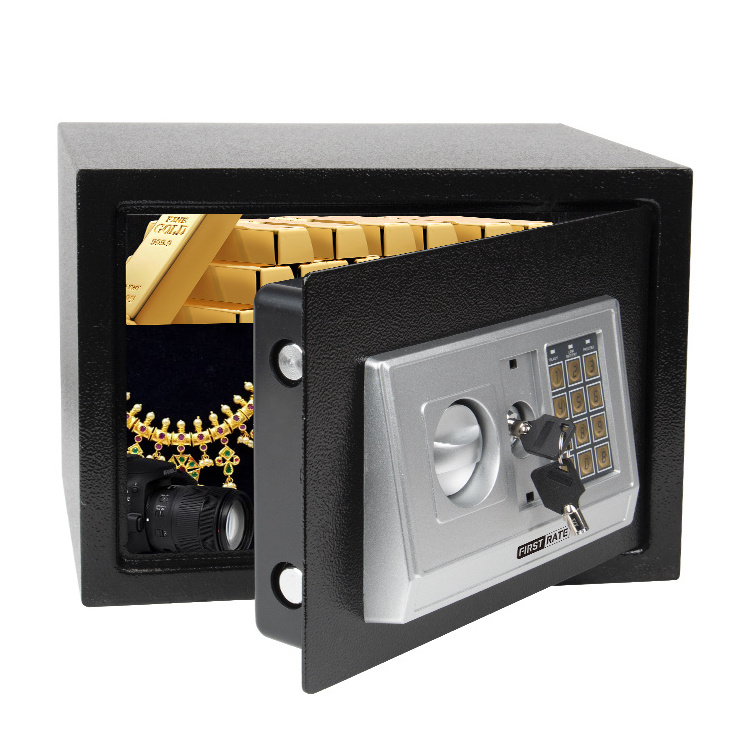 portable money deposit two key safe box