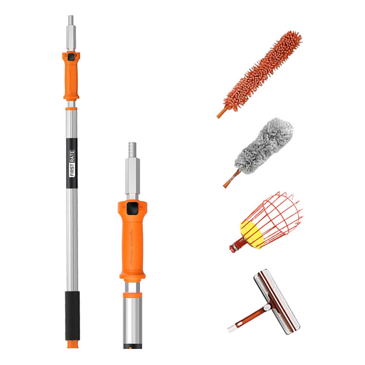 5-12Ft Durable Using Dust Control Strong Telescopic Extension Pole For Indoor And Outdoor Painting