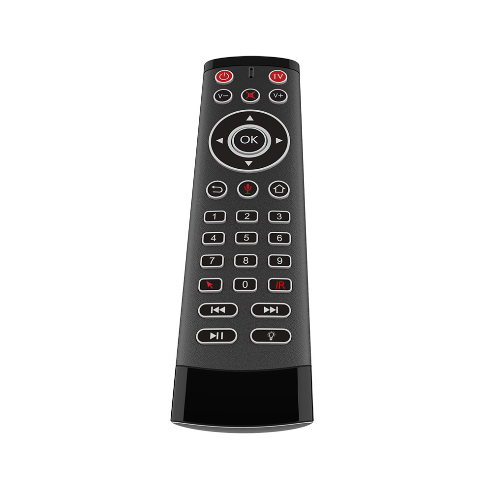 T1 Pro Voice Air Mouse USB 2.4GHz Wireless Mini Keyboard Gyroscope IR Remote Control For Android TV Box