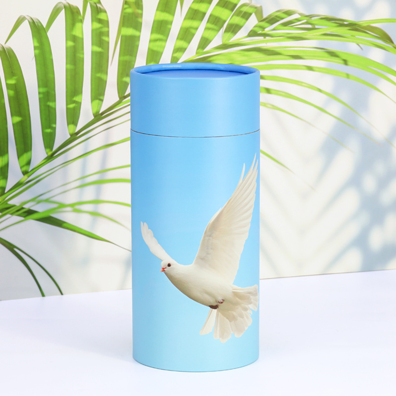 Cardboard Scatter Tube Cremation Ash Urn for Human Scattering Ashes Burial Woodland Paper Funeral Ash Casket