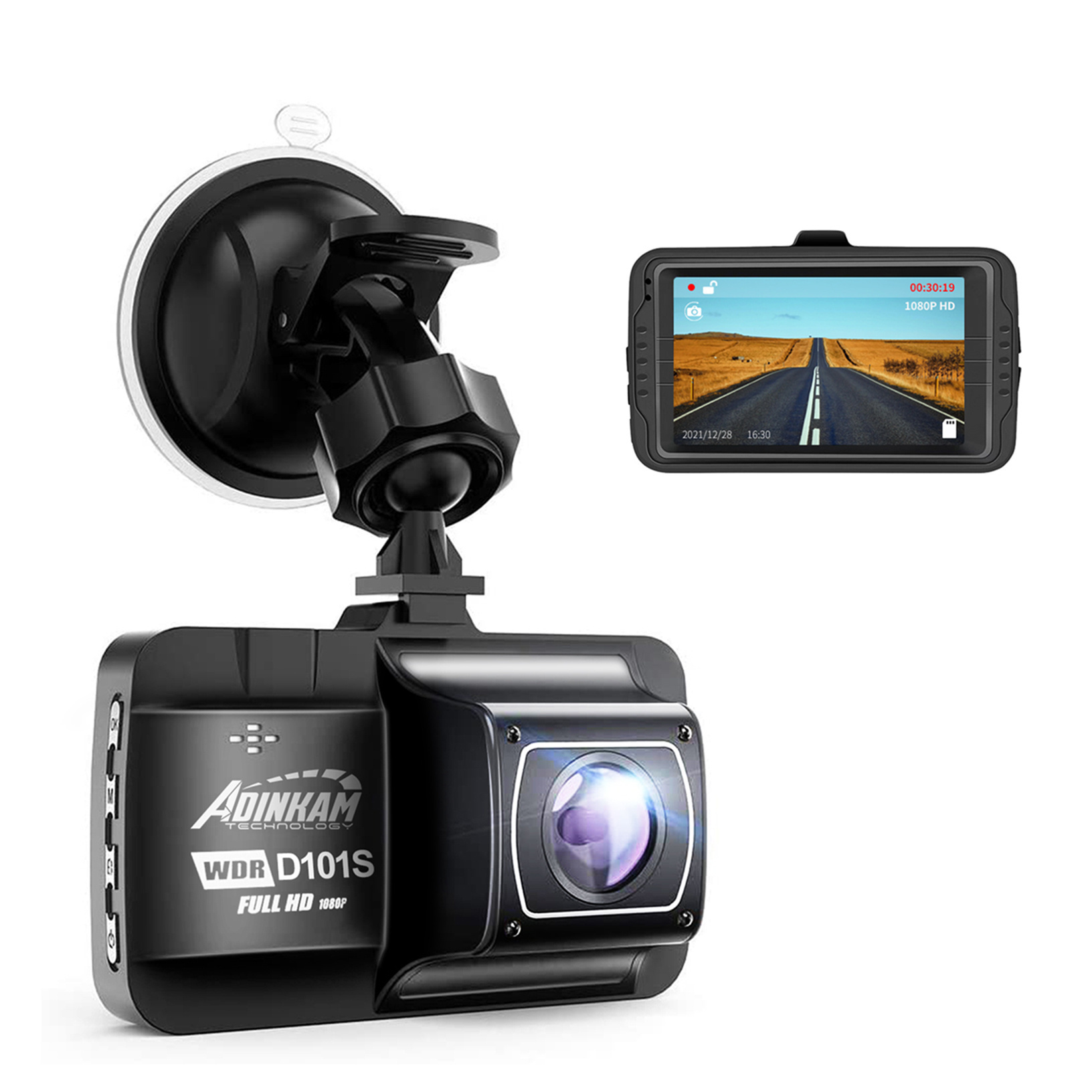 ADINKAM D101 Car DVR Full View Camera 3