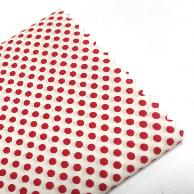 Baby Coated Cotton Fabric Customized Woven Plain Printed Muslin Polka Dot 60s Poplin Fabric Bci Lightweight 100% Cotton COMBED