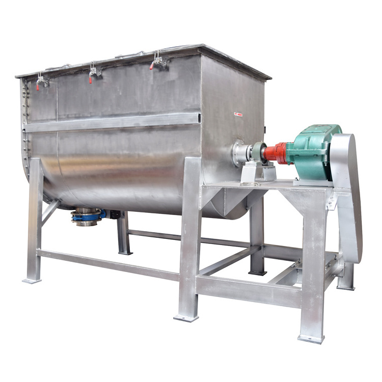 Powder Ribbon Blender Machinent 2 Ton Feed mixer Plastic powder Mixer