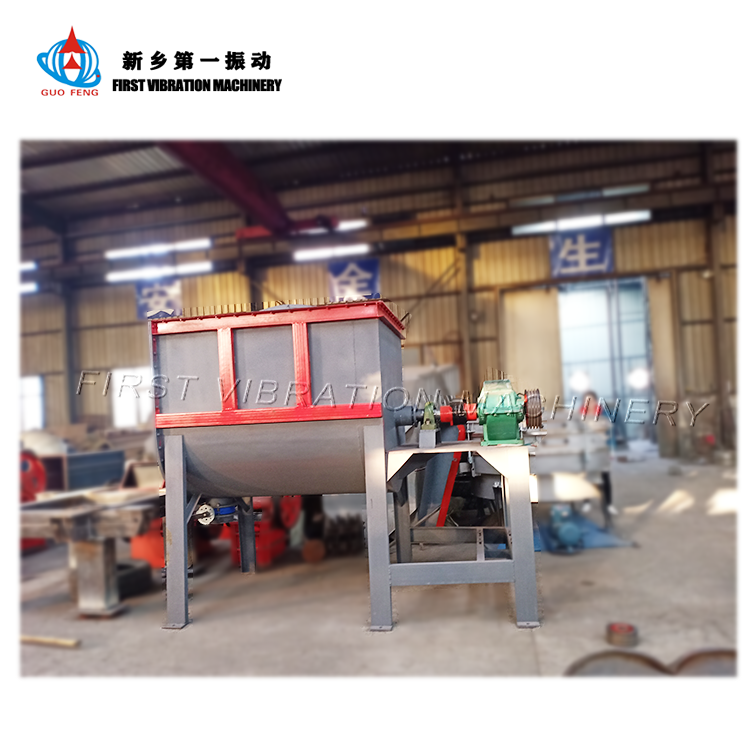 Horizontal Dry Powder Blend Full Auto New Generation Mushroom Substrate Ribbon Blender Mix Machine Powder Mixer