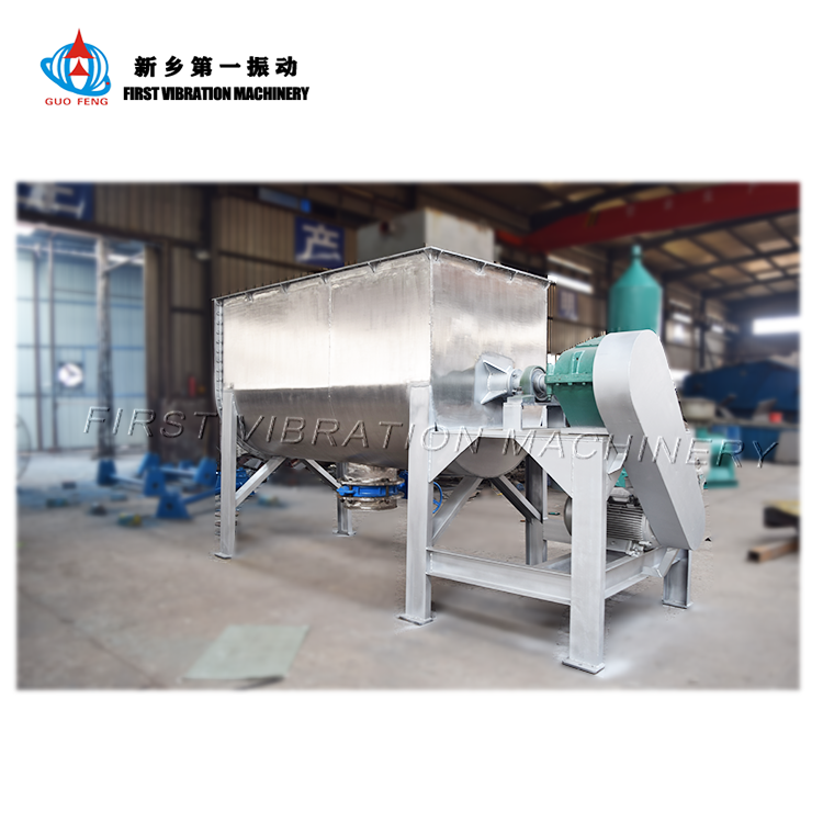 Horizontal Dry Powder Blend Full Auto New Generation Mushroom Substrate Ribbon Blender Mix Machine Powder Mixer