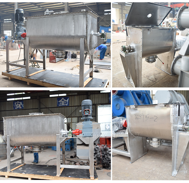 Mushroom Substrate Ribbon Blender Mix Machine Powder Mixer