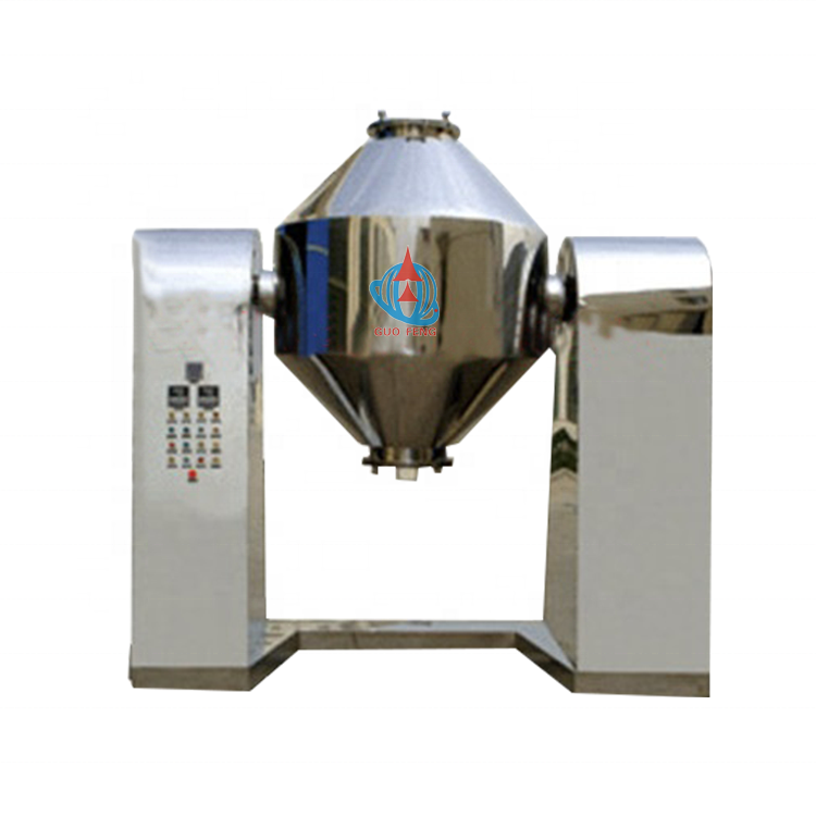 W-100/200 Series Dry Powder Double Cone Vertical Stainless Steel Mixing Rotary Powder Mixer