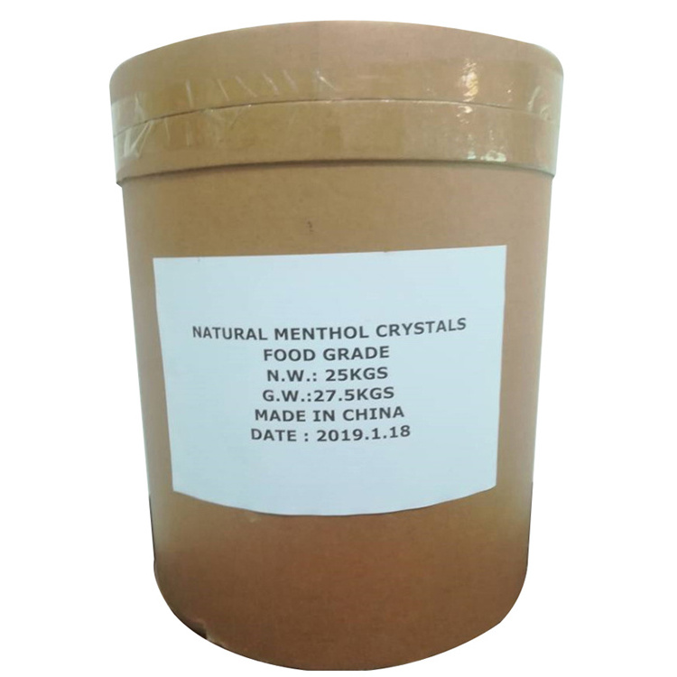 High Purity 2216-51-5 Crystal Menthol 100% Pure Natural Eucalyptus Menthol Crystal For Toothpaste