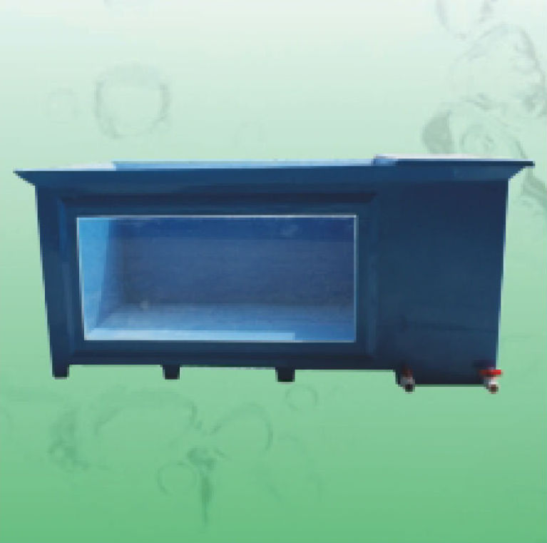 China manufacturer wholesale aquarium koi pond FRP fiberglass fish tank with viewing window and filtration room