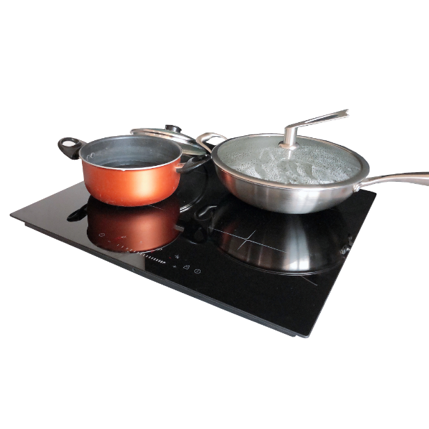 Horizontal Touch Tap Flexible Stove 2 Burner Cooker Induction Hot Plate