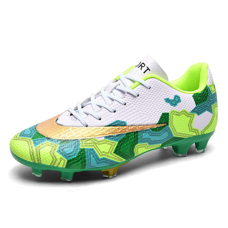 2023 Fashion high-end luxury football shoes low top long nails broken nails glue nails adult grass football shoes large size