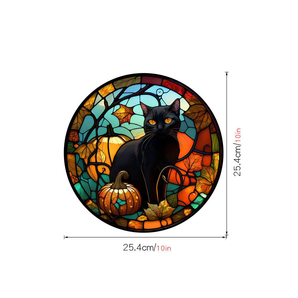 Halloween Decoration Static Glass Sticker Window Sticker Holiday Atmosphere Party Decoration Wall Sticker