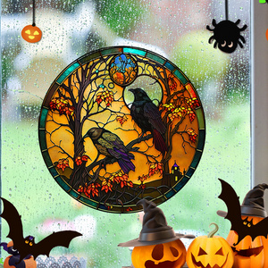 Halloween Decoration Static Glass Sticker Window Sticker Holiday Atmosphere Party Decoration Wall Sticker