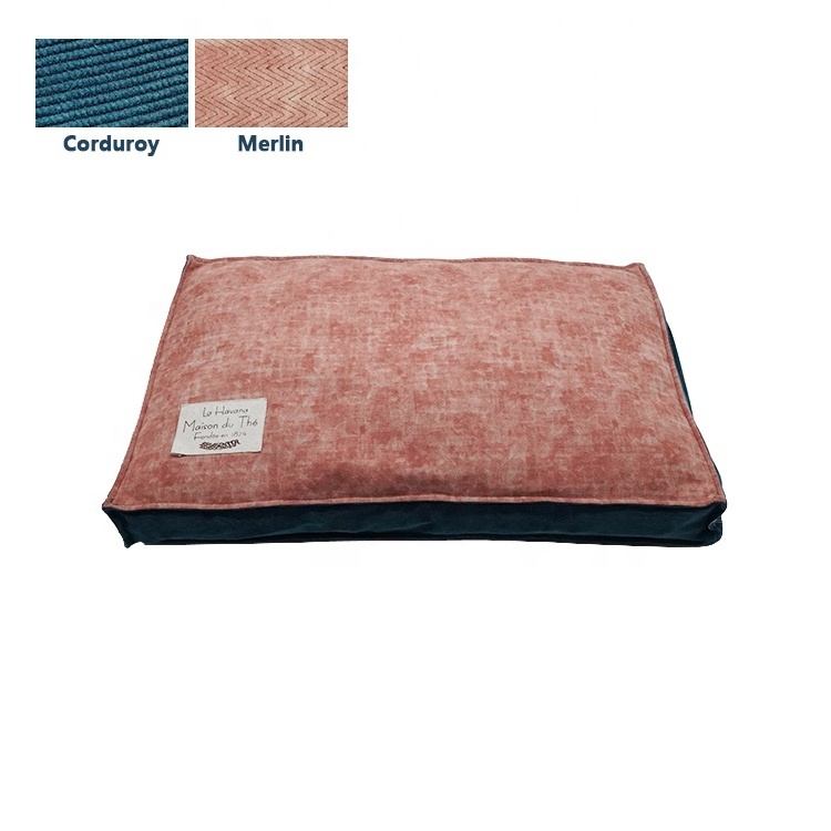 High Quality Portable Washable Bed Dog Mattress Non-Slip Corduroy Dog Bed With Removable Cover Dog Bed Cushion