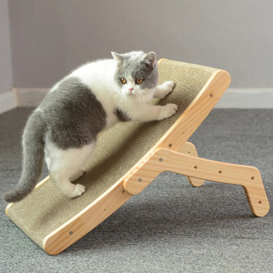 Luxury Wood Anti Cat Scratcher Board Bed 3 In 1 Cat Scratcher Cardboard Pad Vertical For Pet Cat Toys