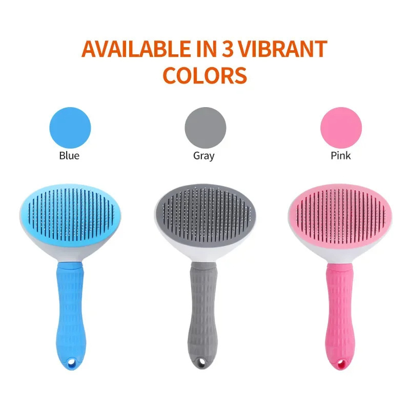 wholesale Pet Dog Hair Brush Cat Comb Grooming And Care Cat Brush Stainless Steel Comb For Long Hair Dogs Cleaning Pets Dogs