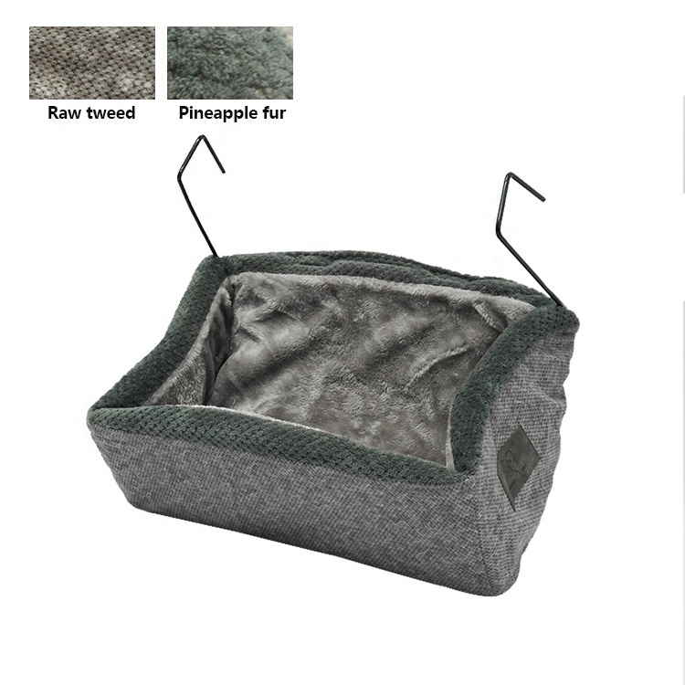 Pet Cat Animal Hammock Luxury Radiator Bed Hanging Winter Warm Fleece Basket Hammocks Metal Iron Frame Sleeping Bed for Cats