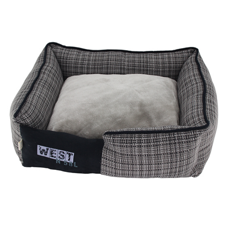 Square Dog bed Detachable washable Pet Bed cat nest Double-sided usable cotton pad Sleeping Bag For Big Small Cat