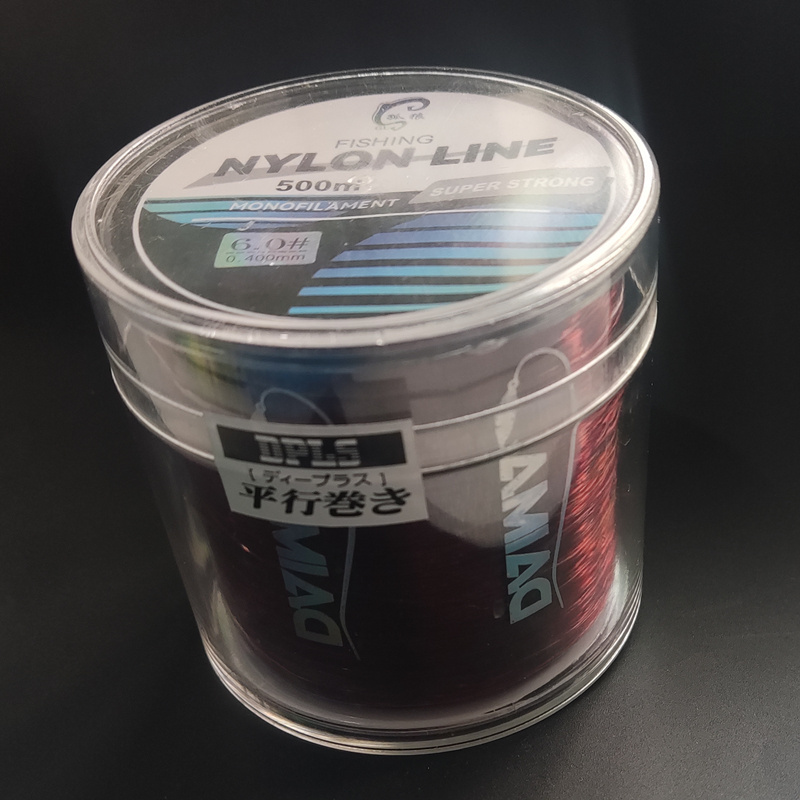 Gulang fishing lines 500m Monofilament Nylon Mono Plastic Fishingline red transparent nylon thread