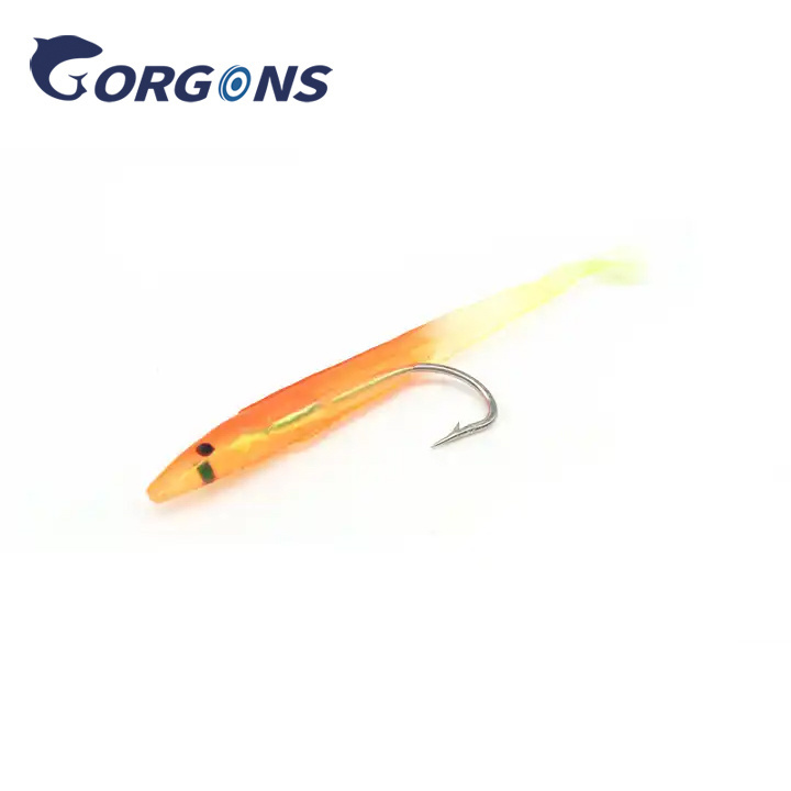 Gorgons Korea Fishing Worm Baits Soft Lure 10cm 2.5g 6Pcs/Bag T Tail Soft Lures With Hook