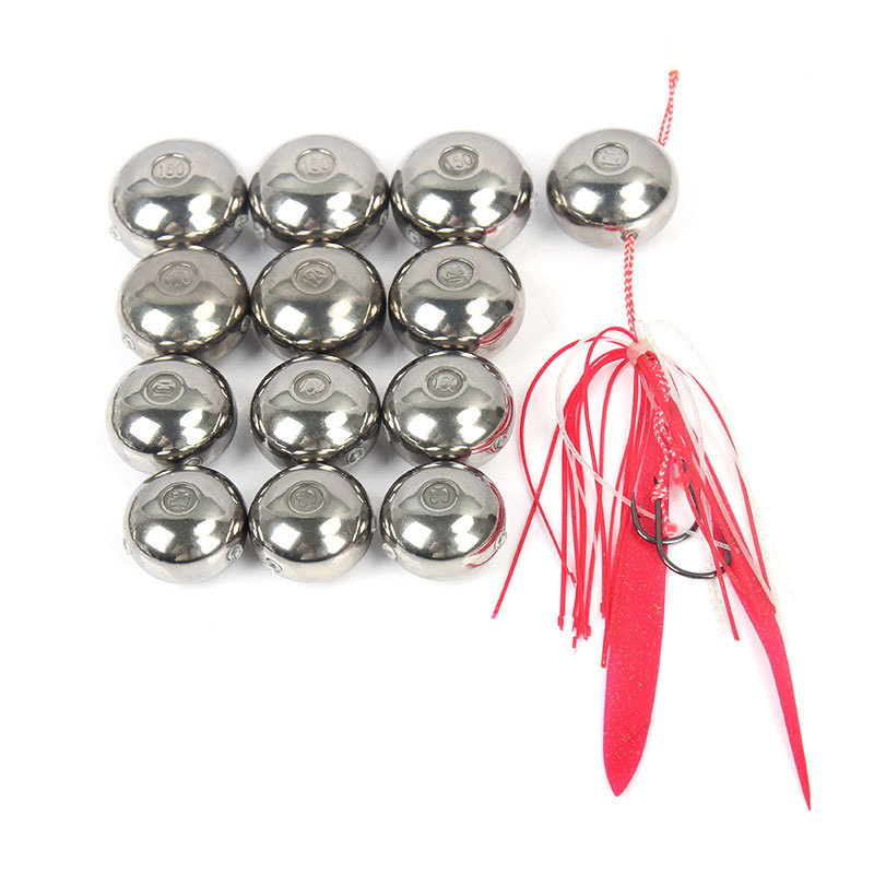 New Arrival 45g-200g Jig head Tungsten weedless Ball Jigheads Unpainted Lure OEM ODM service