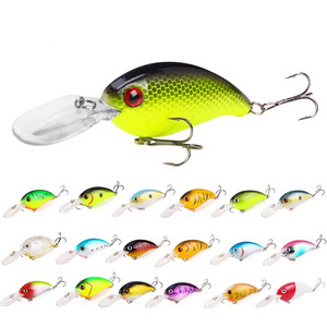 High Quality Bass Swim Bait Fishing Lures 10cm 13.6g Crank Bait 18 Colors Fishing Tackle Hard Bait Crankbait