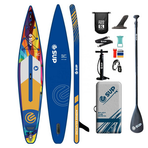 12'6 double layer racing paddle board surf boards race sup board inflatable stand up paddleboards  Waterplay Surfing