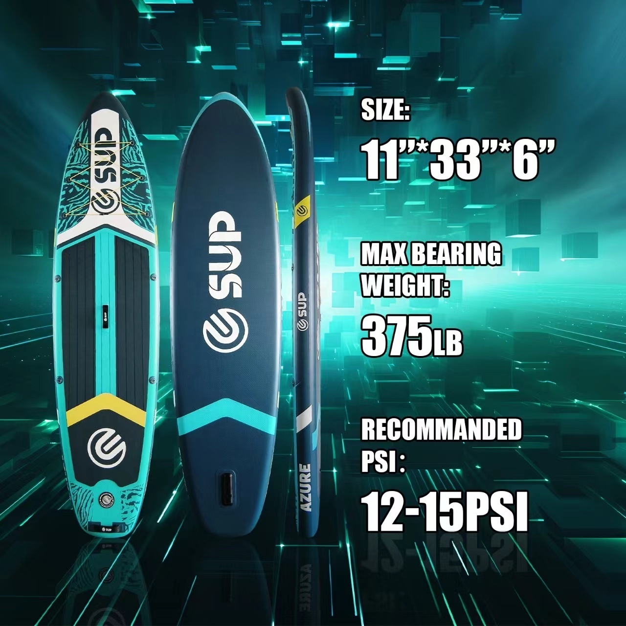 E SUP  11 feet Paddle Sup Boards Inflatable Stand Up Paddle Boards Sup board inflatable fishing