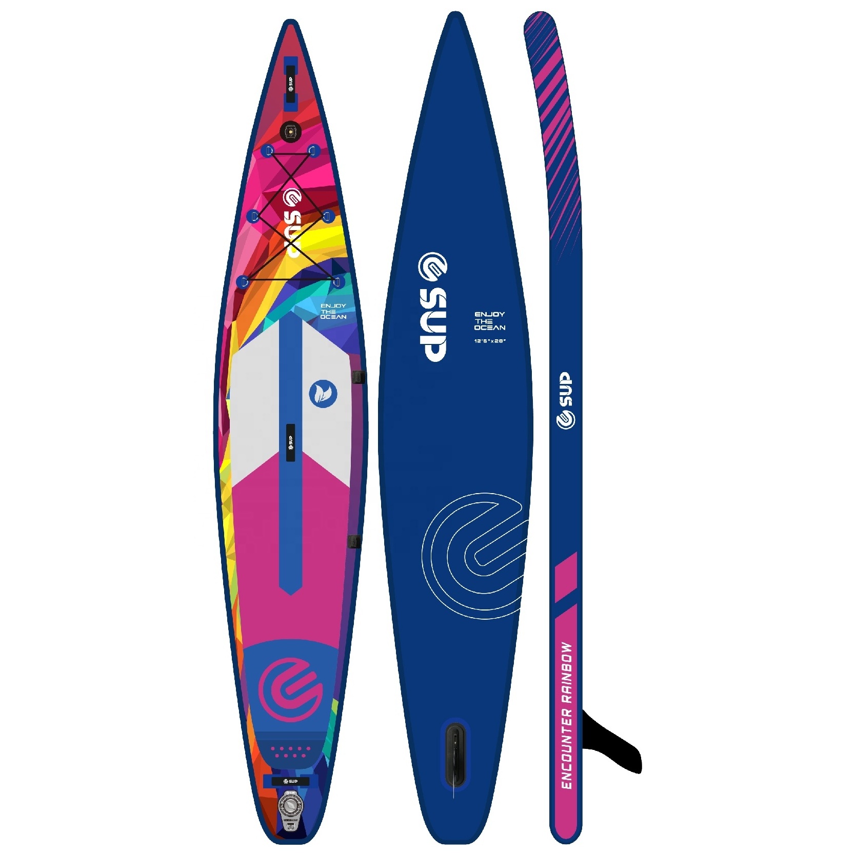 12'6 double layer racing paddle board surf boards race sup board inflatable stand up paddleboards  Waterplay Surfing