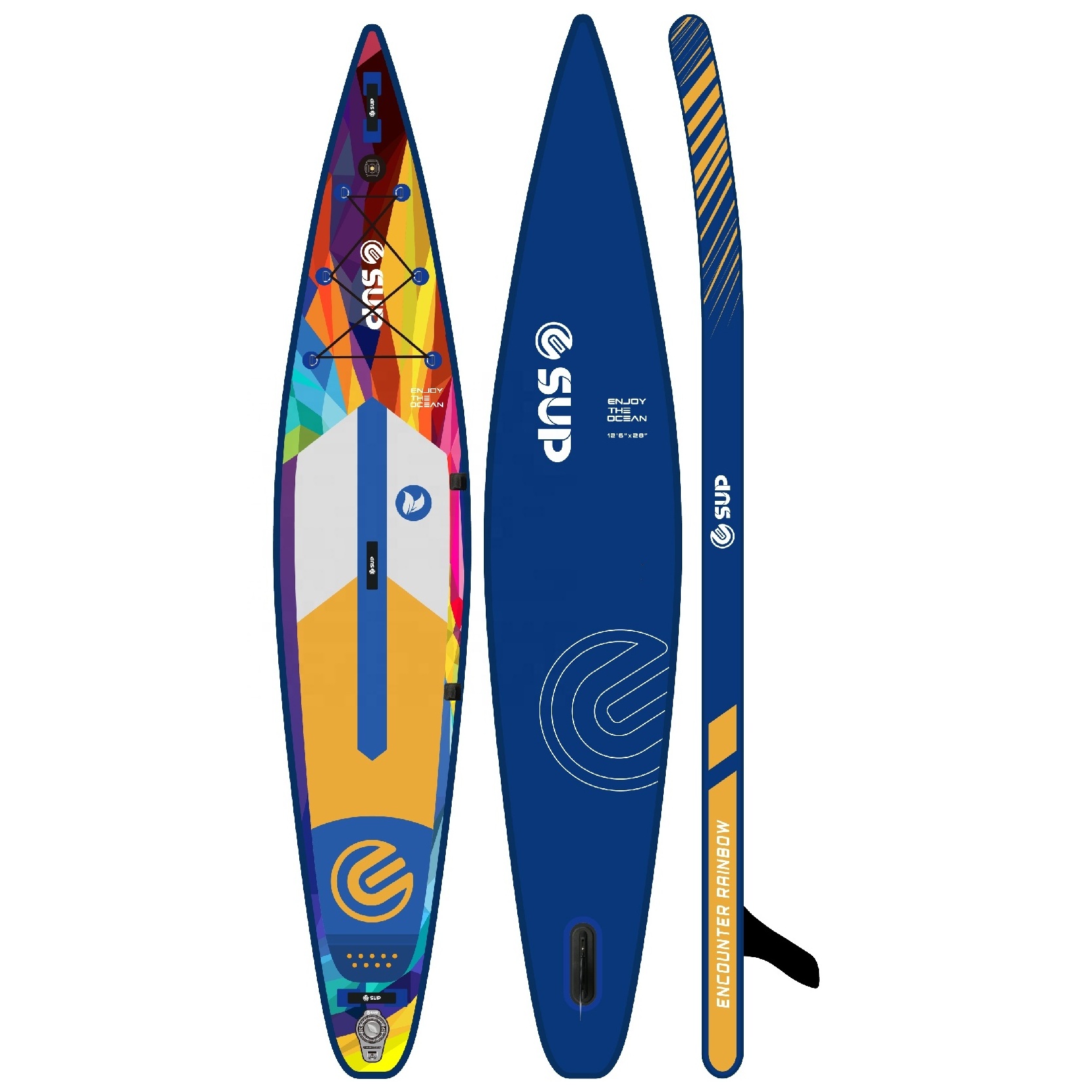 12'6 double layer racing paddle board surf boards race sup board inflatable stand up paddleboards  Waterplay Surfing