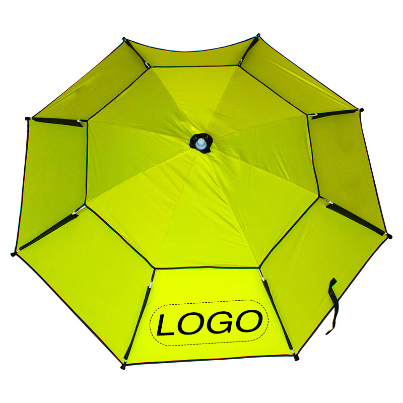 Wholesale Custom Logo Outdoor Beach Parasol Sun Rain Folding Fishing Umbrella