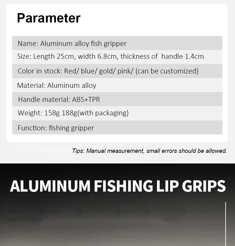 Portable Aluminum Alloy Fish Hunting Tools Fish Grip Fishing Gear And Accessories