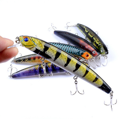 DORISEA Fishing Lures Luminous Minnow Wobbler Floating Treble Hook Artificial Pesca Hard Bait laser Swimbait Crankbait