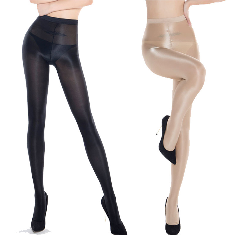 Fashion style sexy lady mature oil shiny pantyhose for night club wear