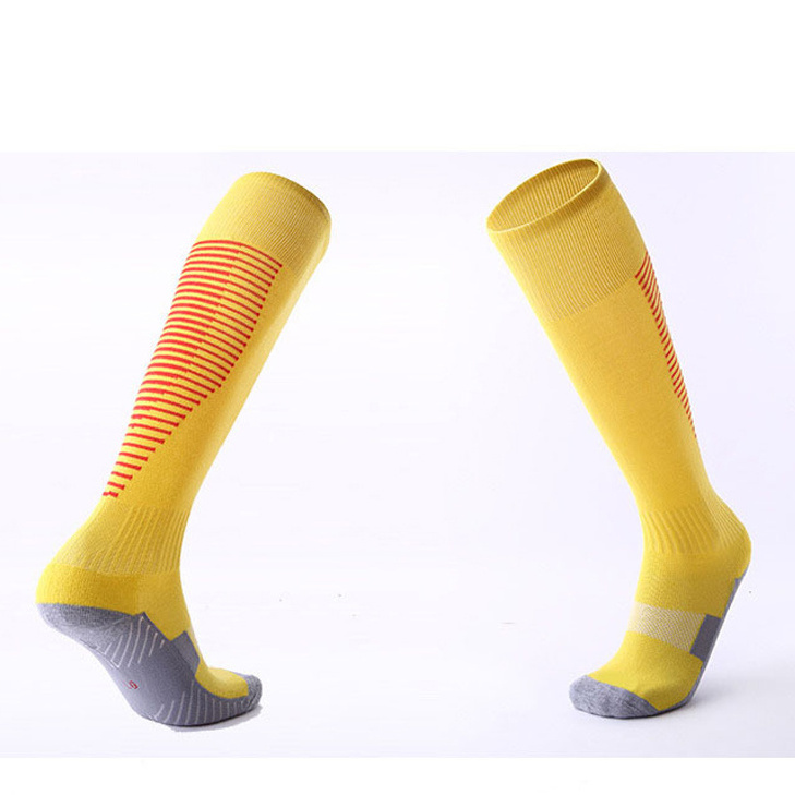 Unisex Elastic Football Soccer Compression Socks Support Stretch Leg Sock