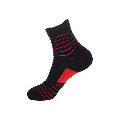 High quality nylon men basketball socks running sports short soccer socks