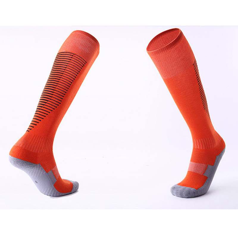 Unisex Elastic Football Soccer Compression Socks Support Stretch Leg Sock