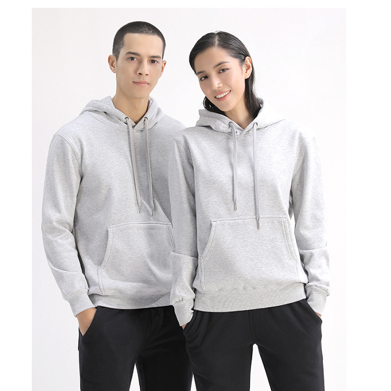 High quality custom logo winter cotton plain hoodies thick sweater plus size pullover for men and women