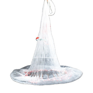 10ft lead sinker Fiji hand throw net bottom pocket cast net fishing netting