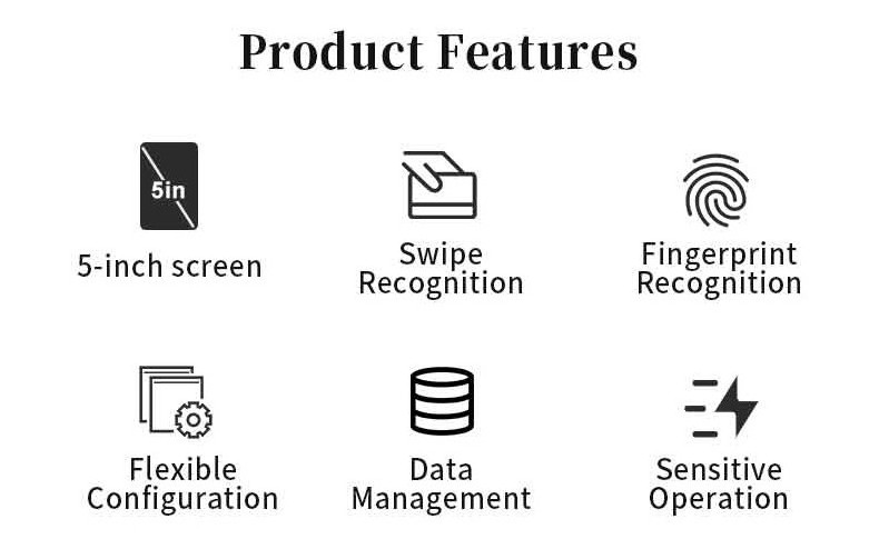 Fisja Time Attendance Monitoring Finger Print Device Time Attendance Software Access Control For Factor